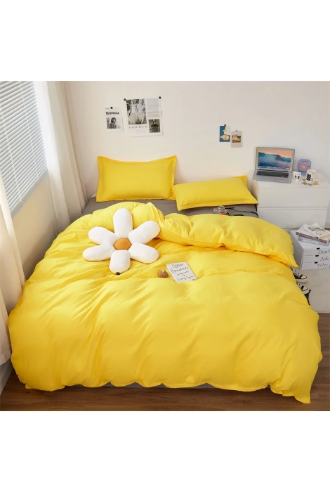 Pościel Bawełna  - Żółta